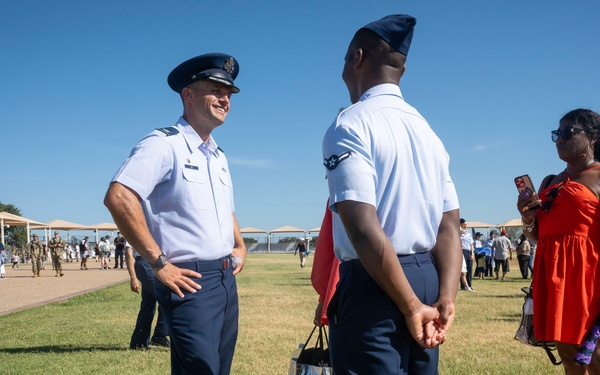Col Peter Lee Presides Over BMT Graduation