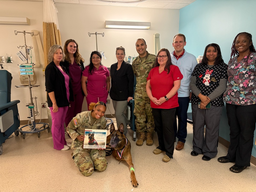 Fort Bragg Working Dog Gets a Fighting Chance at WAMC