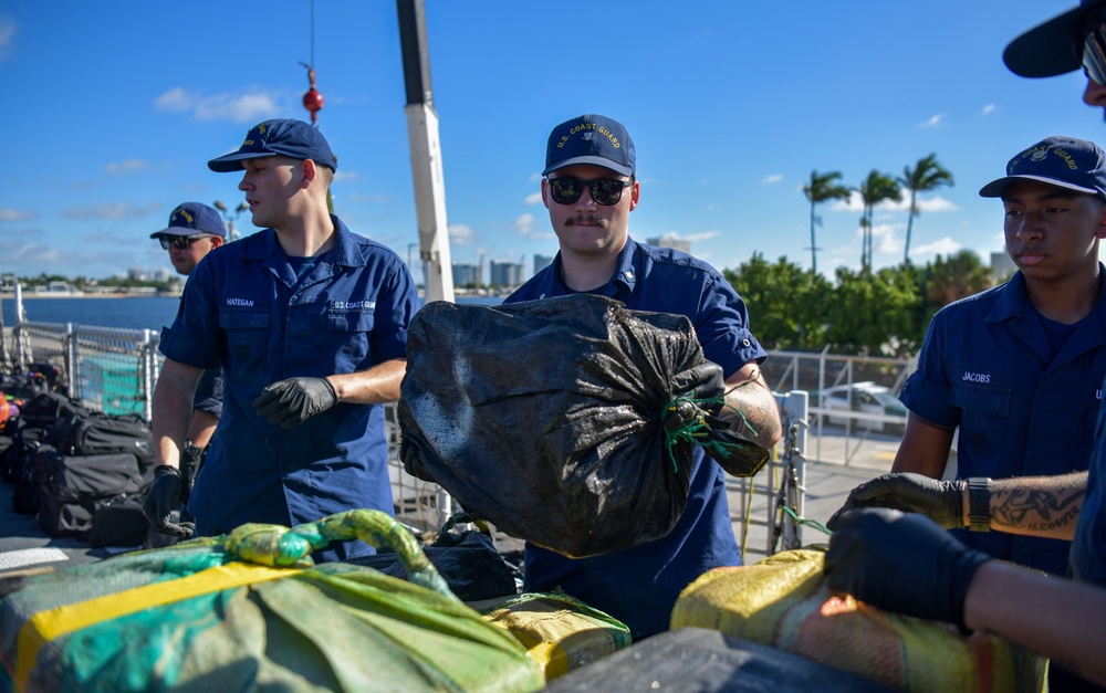 Coast Guard offloads nearly $94.5 million in illegal narcotics in Fort Lauderdale from Operation Pacific Viper