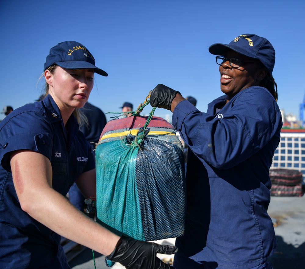 Coast Guard offloads nearly $94.5 million in illegal narcotics in Fort Lauderdale from Operation Pacific Viper
