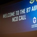 87 ABW Command Chief hosts NCO call
