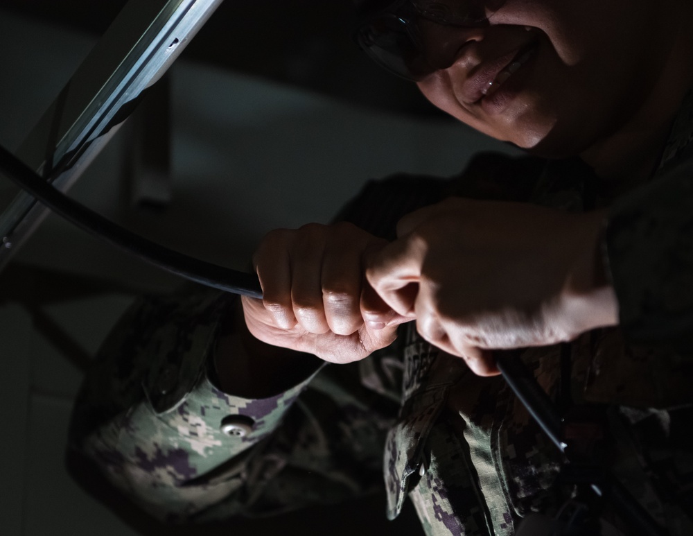 USS Ronald Reagan Sailors Improve Habitability Through Maintenance