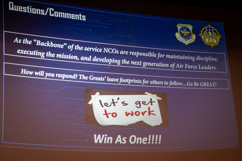 87 ABW Command Chief hosts NCO call