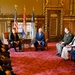Croatian President Zoran Milanović visits with Minnesota Governor Tim Walz