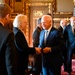 Croatian President Zoran Milanović visits with Minnesota Governor Tim Walz