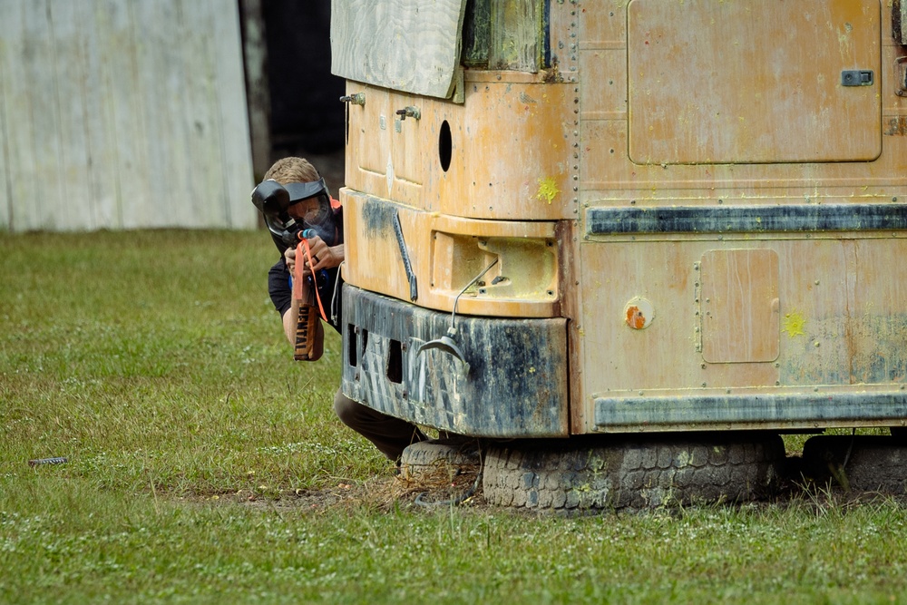 Paintball across the Depot