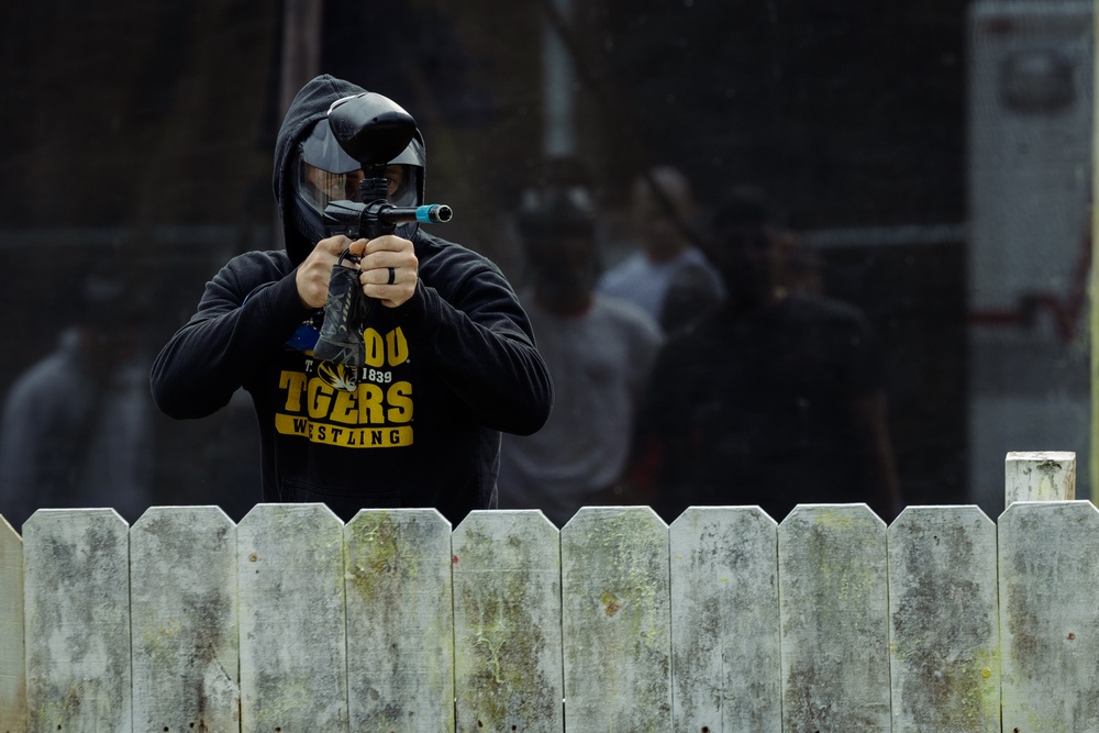 Paintball across the Depot