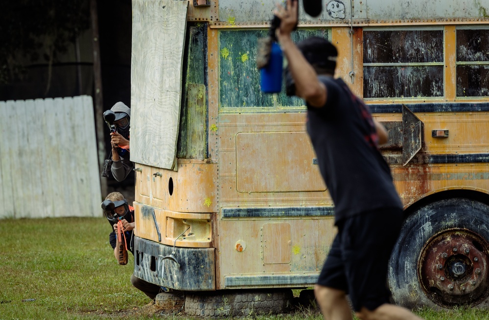 Paintball across the Depot