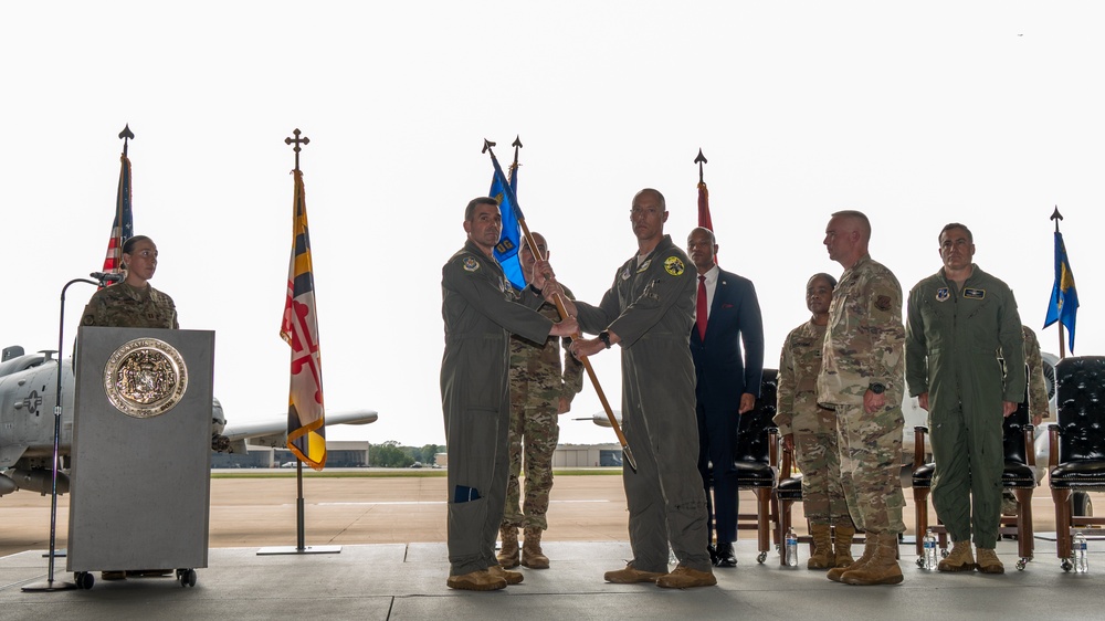 Maryland Air National Guard hosts inactivation ceremony before departure of final A-10s