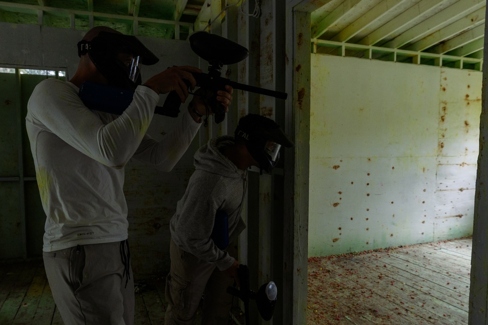 Paintball across the Depot