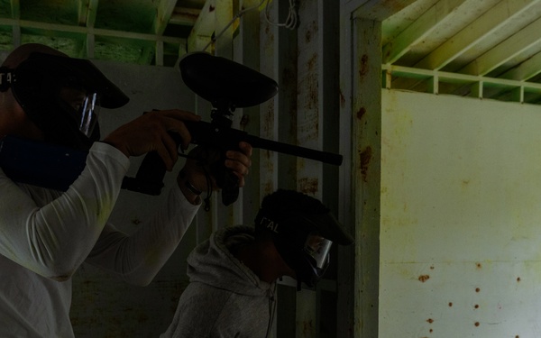 Paintball across the Depot