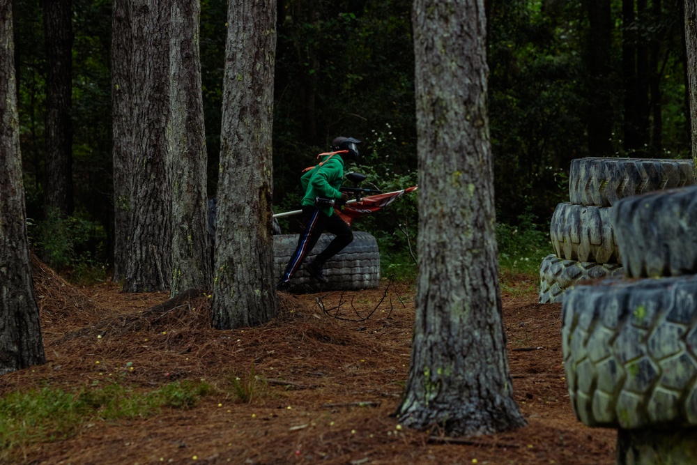 Paintball across the Depot