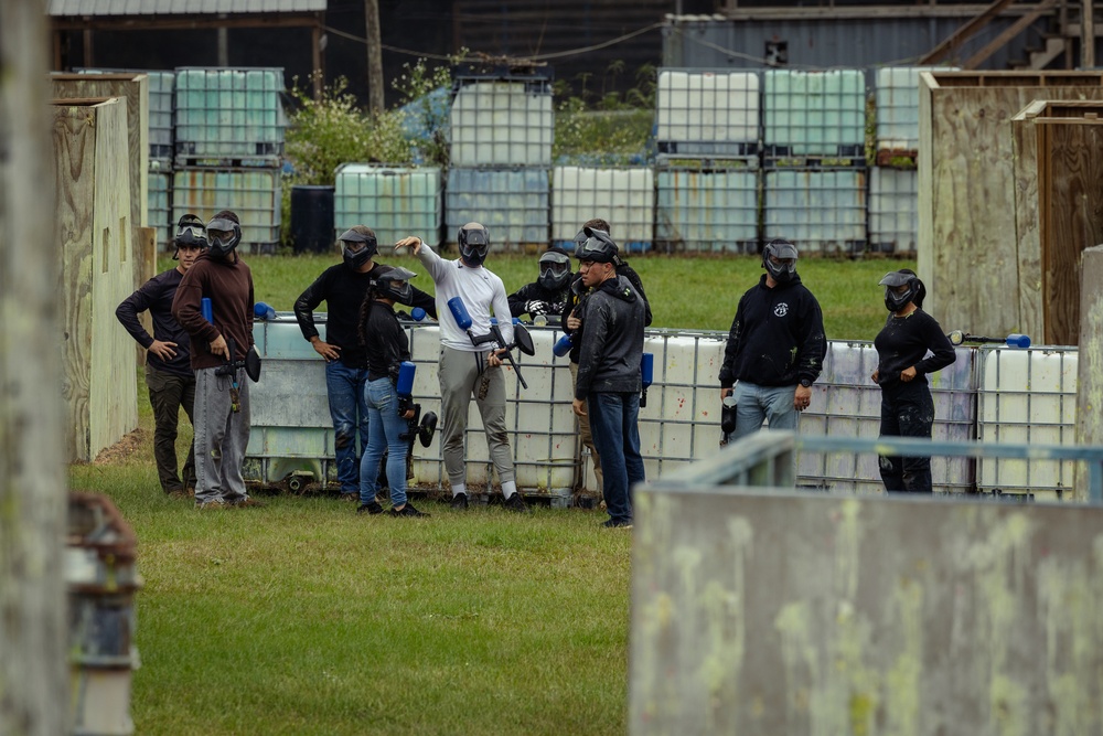 Paintball across the Depot