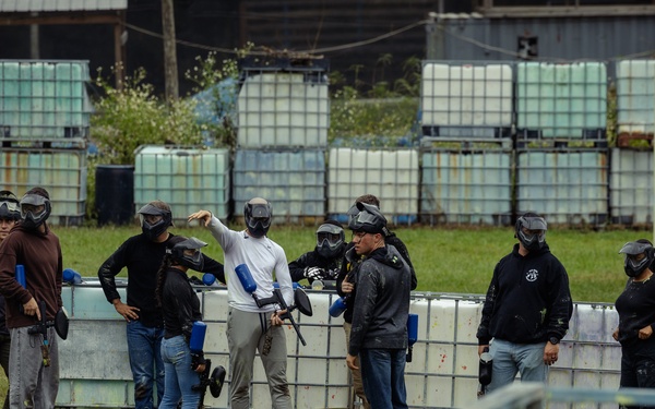 Paintball across the Depot