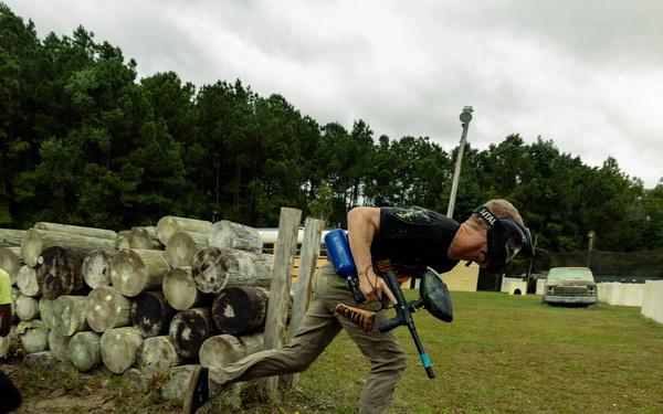 Paintball across the Depot