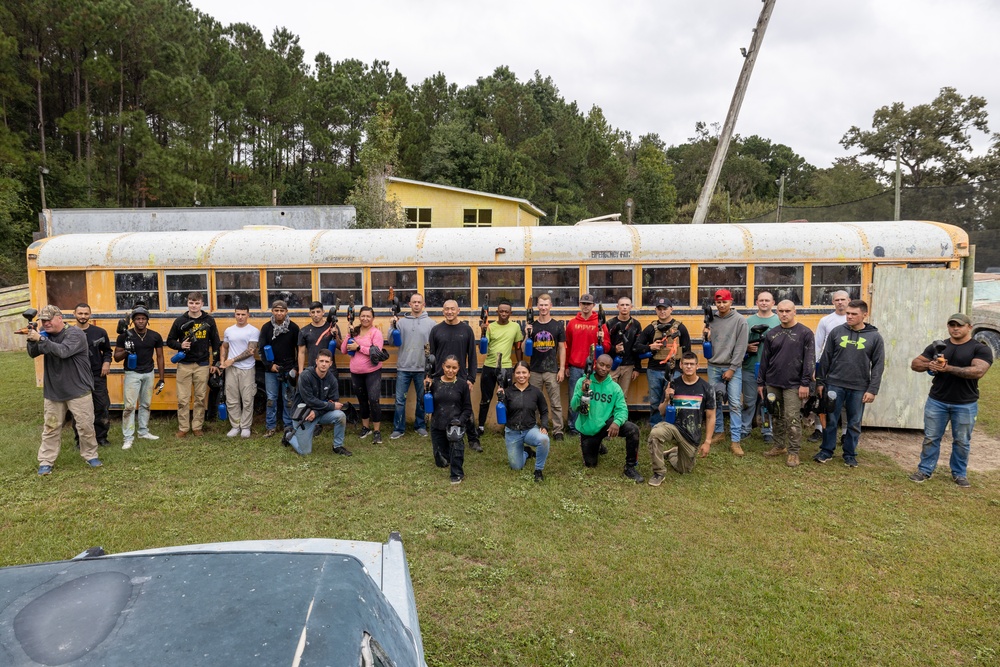 Paintball across the Depot