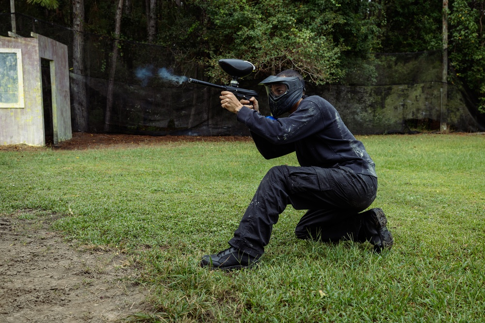 Paintball across the Depot