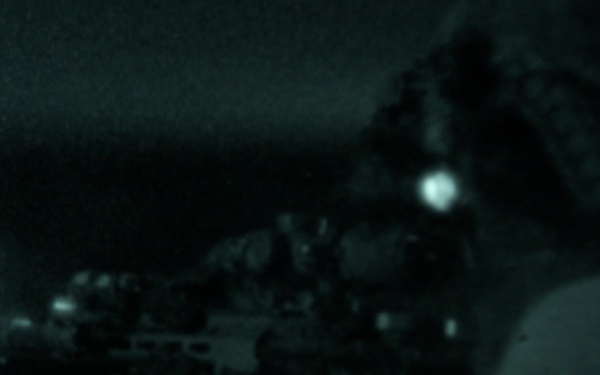 Green Beret Conducts Low-Light Training