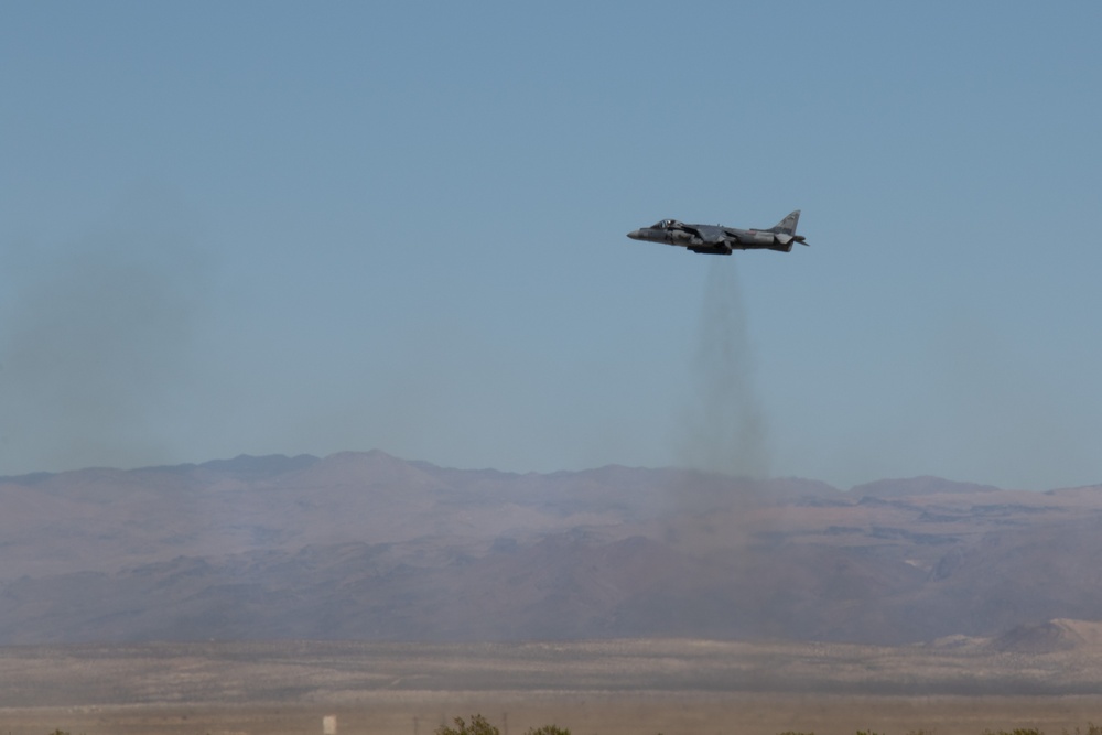 Farewell to the Harrier: VX-31 conducts final sundown flight
