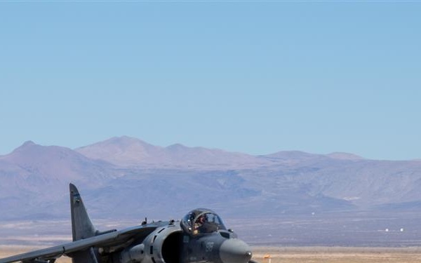 Farewell to the Harrier: VX-31 conducts final sundown flight