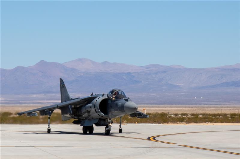 Farewell to the Harrier: VX-31 conducts final sundown flight