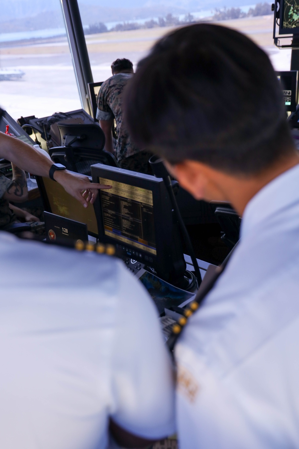Republic of Korea cadets tour MAG-24 static display