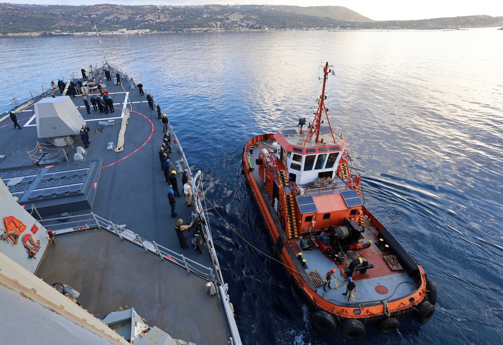 USS Roosevelt (DDG 80) Arrives in Souda Bay, Greece