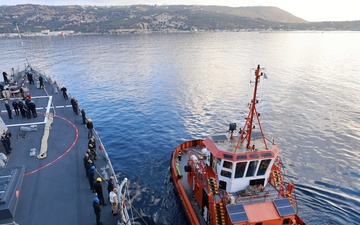 USS Roosevelt (DDG 80) Arrives in Souda Bay, Greece