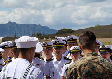 Republic of Korea cadets tour MAG-24 static display