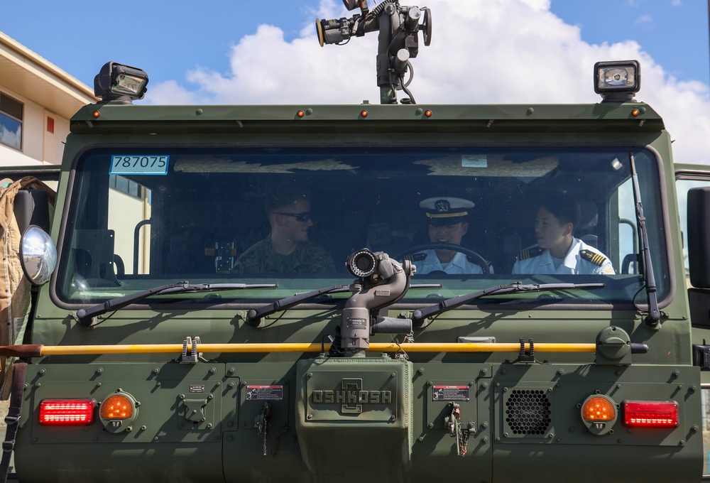 Republic of Korea cadets tour MAG-24 static display