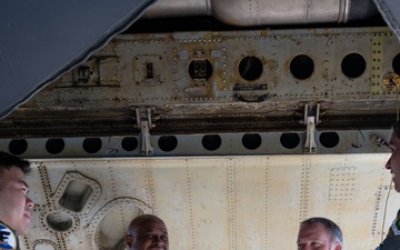 Leadership of Minot Police Department meets with commanders of Minot Air Force Base.