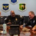 Leadership of Minot Police Department meets with commanders of Minot Air Force Base.