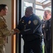 Leadership of Minot Police Department meets with commanders of Minot Air Force Base.