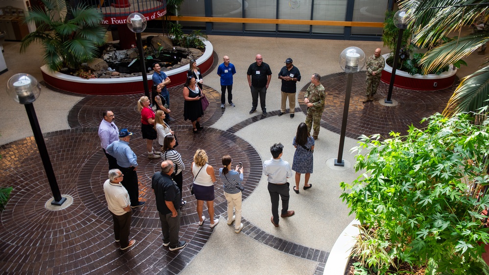 Travis conducts Honorary Commanders MXG Tour