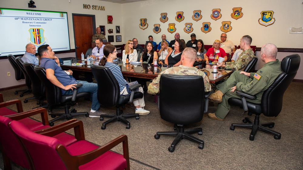 Travis conducts Honorary Commanders MXG Tour