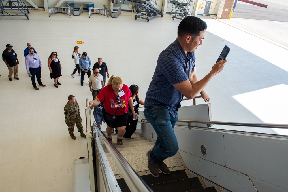 Travis conducts Honorary Commanders MXG Tour