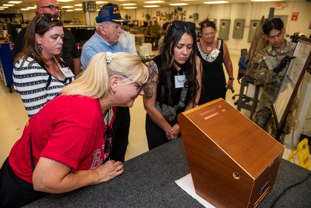 Travis conducts Honorary Commanders MXG Tour