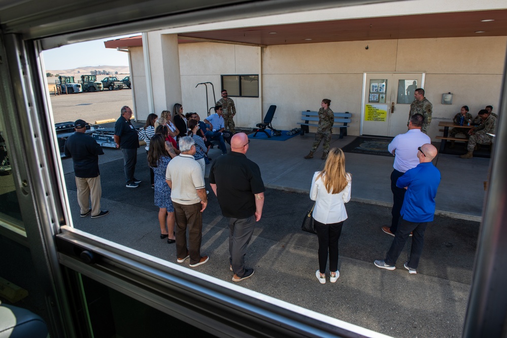 Travis conducts Honorary Commanders MXG Tour