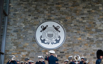 U.S. Coast Guard Band plays at Coast Guard Headquarters