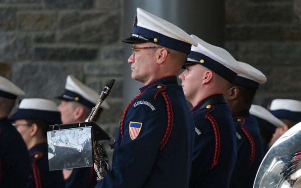 U.S. Coast Guard Band plays at Coast Guard Headquarters