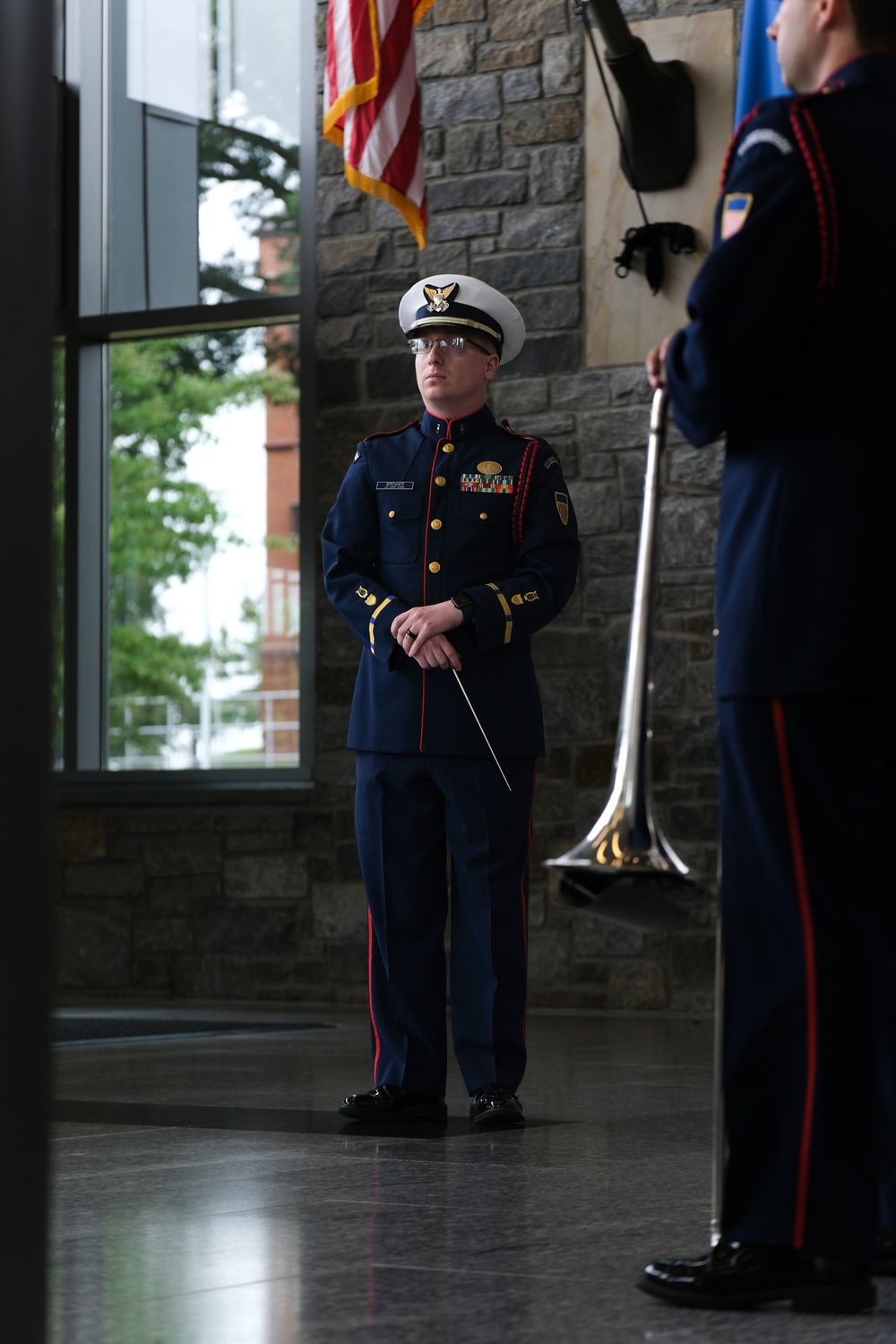 U.S. Coast Guard Band plays at Coast Guard Headquarters