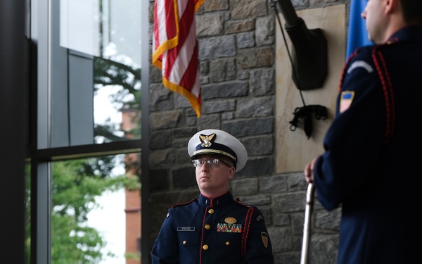 U.S. Coast Guard Band plays at Coast Guard Headquarters