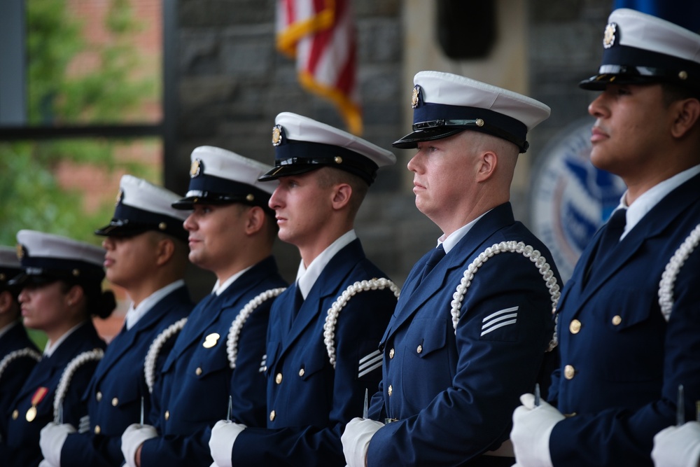 U.S. Coast Guard Honor Guard at Coast Guard Headquarters