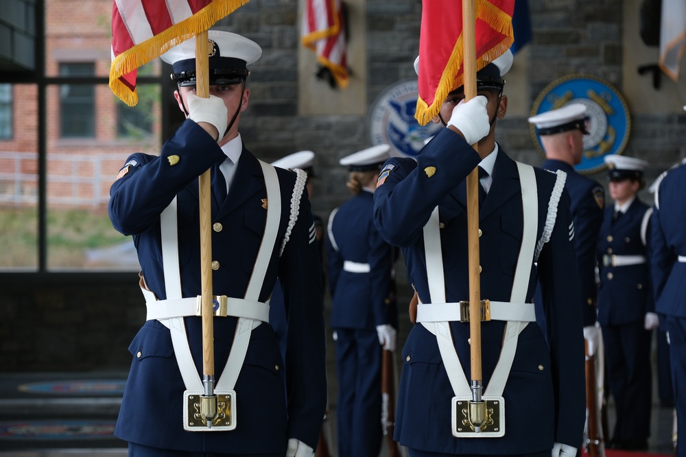 U.S. Coast Guard Honor Guard at Coast Guard Headquarters