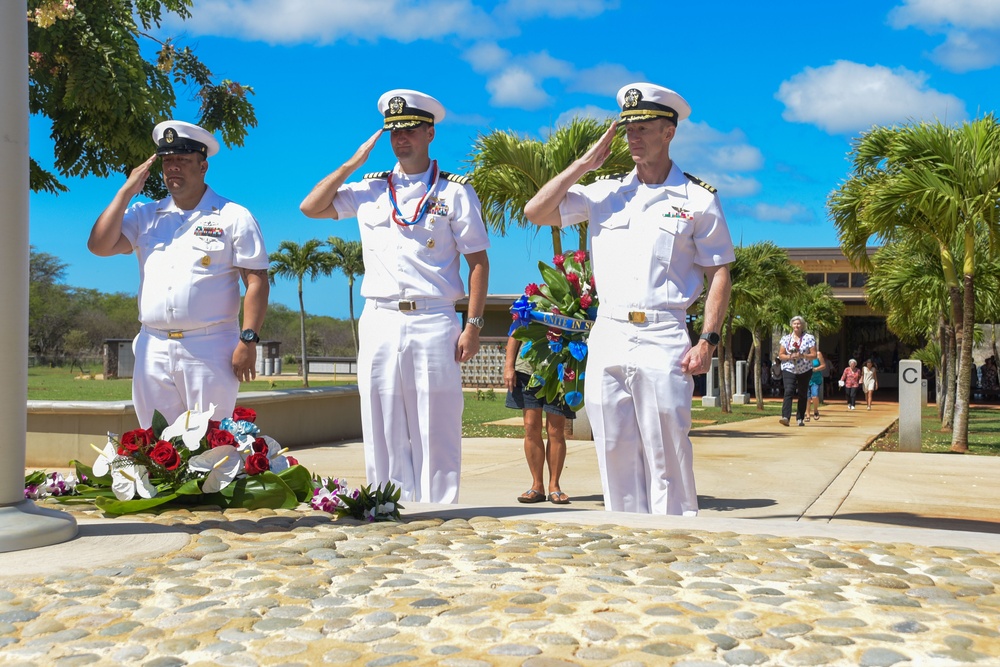 Pacific Missile Range Facility Leadership Attends 100th Infantry Battalion Memorial