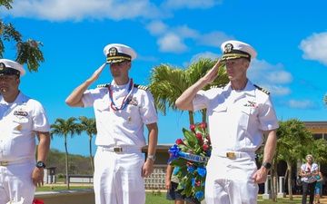 Pacific Missile Range Facility Leadership Attends 100th Infantry Battalion Memorial