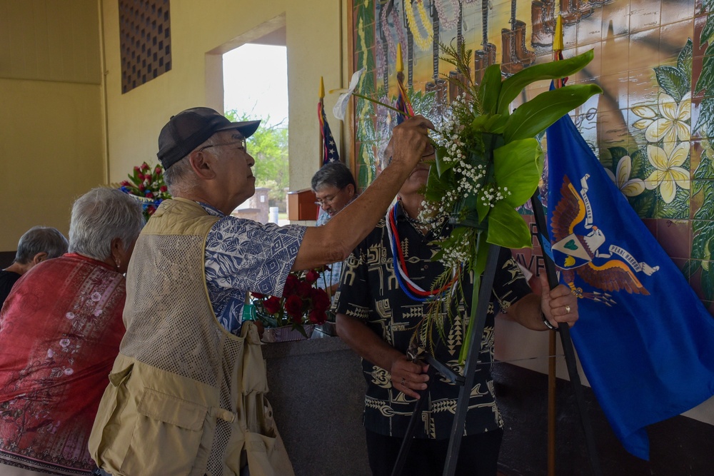 Pacific Missile Range Facility Leadership Attends 100th Infantry Battalion Memorial
