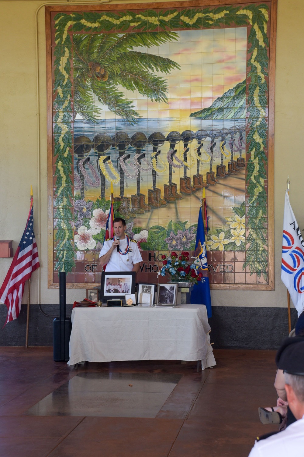 Pacific Missile Range Facility Leadership Attends 100th Infantry Battalion Memorial
