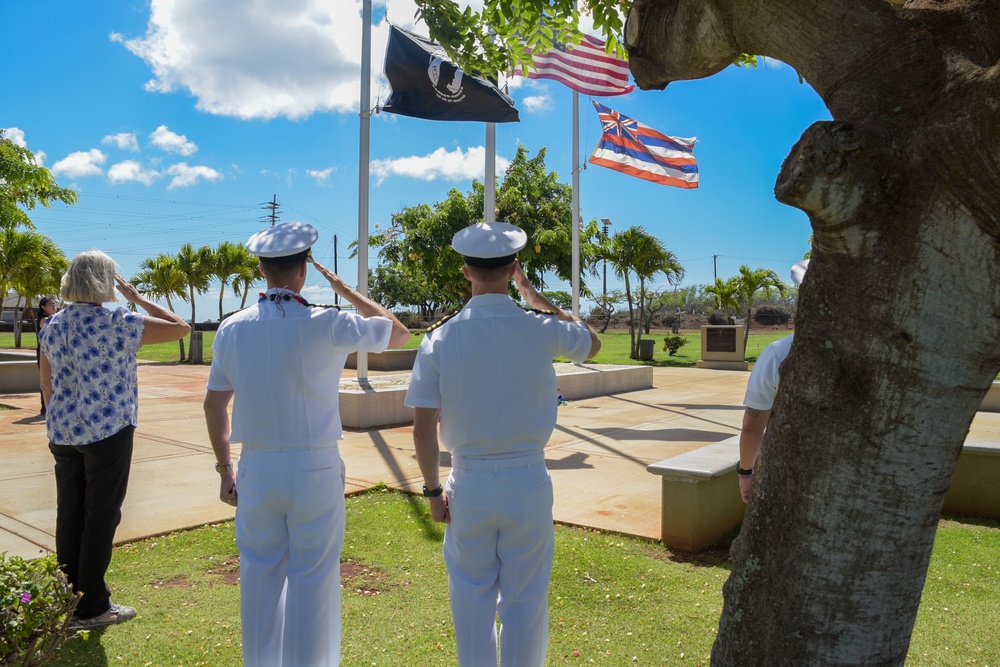 Pacific Missile Range Facility Leadership Attends 100th Infantry Battalion Memorial