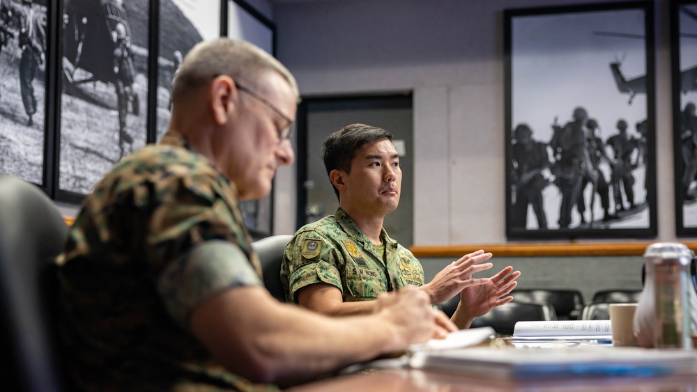 MARFORPAC - Singapore Army Staff Talks Day 1